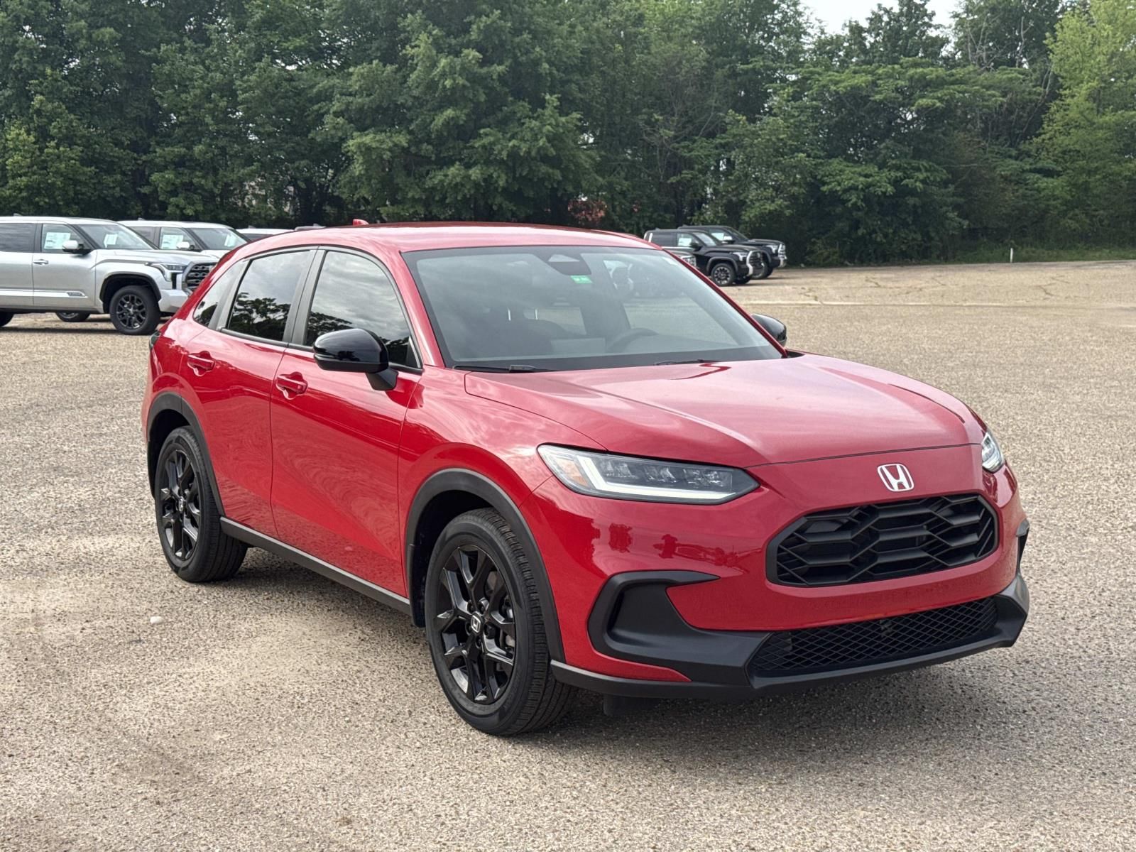 Milano Red 2024 Honda HR-V Sport FWD SUV / Crossover Front-Wheel Drive Continuously Variable Transmission