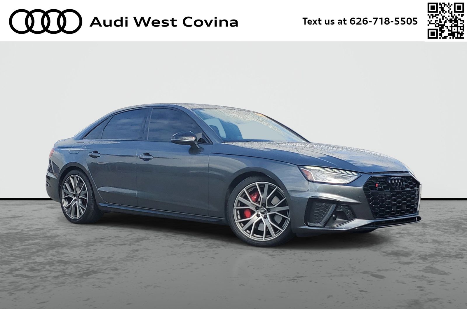 Daytona Gray Pearl 2023 Audi S4 3.0T quattro Premium Plus AWD Sedan All-Wheel Drive 8-Speed Automatic