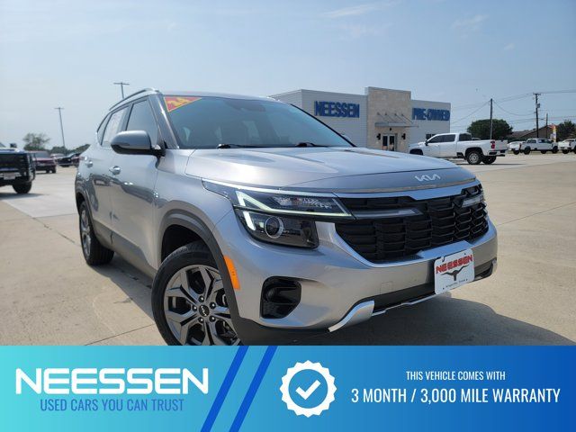 Steel Gray 2024 Kia Seltos S AWD SUV / Crossover All-Wheel Drive Continuously Variable Transmission