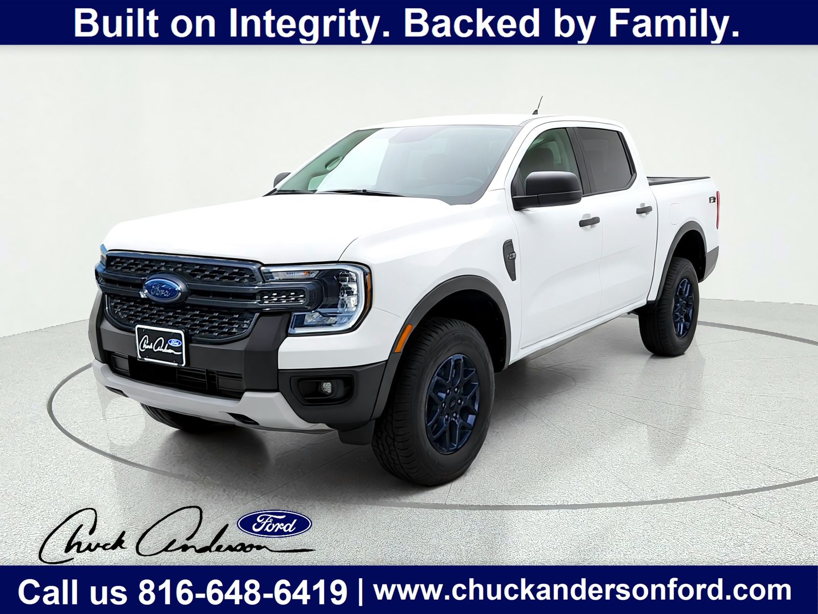 Oxford White 2026 Ford Ranger Pickup Truck Four-Wheel Drive Automatic