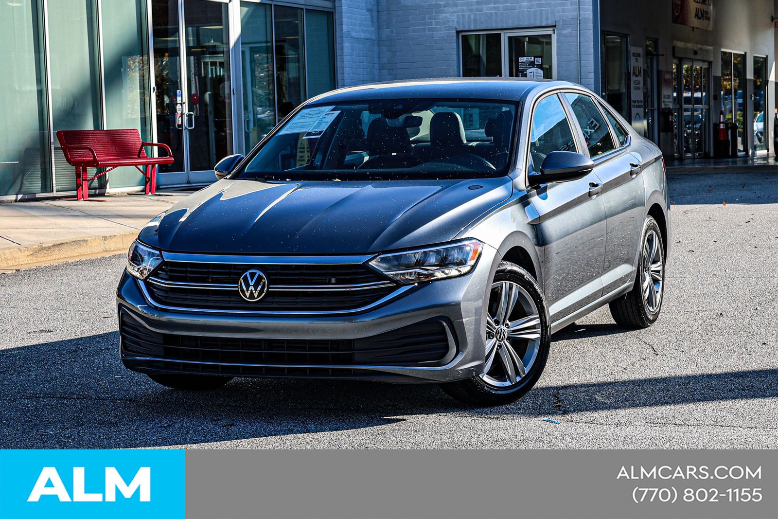 Gray 2024 Volkswagen Jetta SE FWD Sedan Front-Wheel Drive 8-Speed Automatic