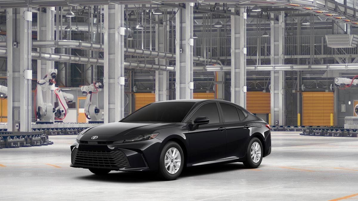 Midnight Black Metallic 2026 Toyota Camry Sedan Front-Wheel Drive Continuously Variable Transmission
