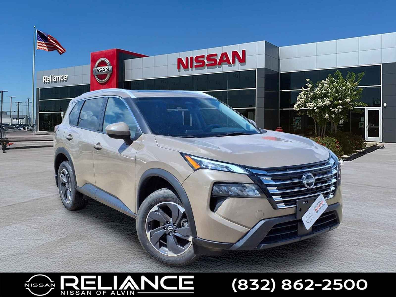 Baja Storm Metallic 2024 Nissan Rogue SUV / Crossover Front-Wheel Drive Continuously Variable Transmission