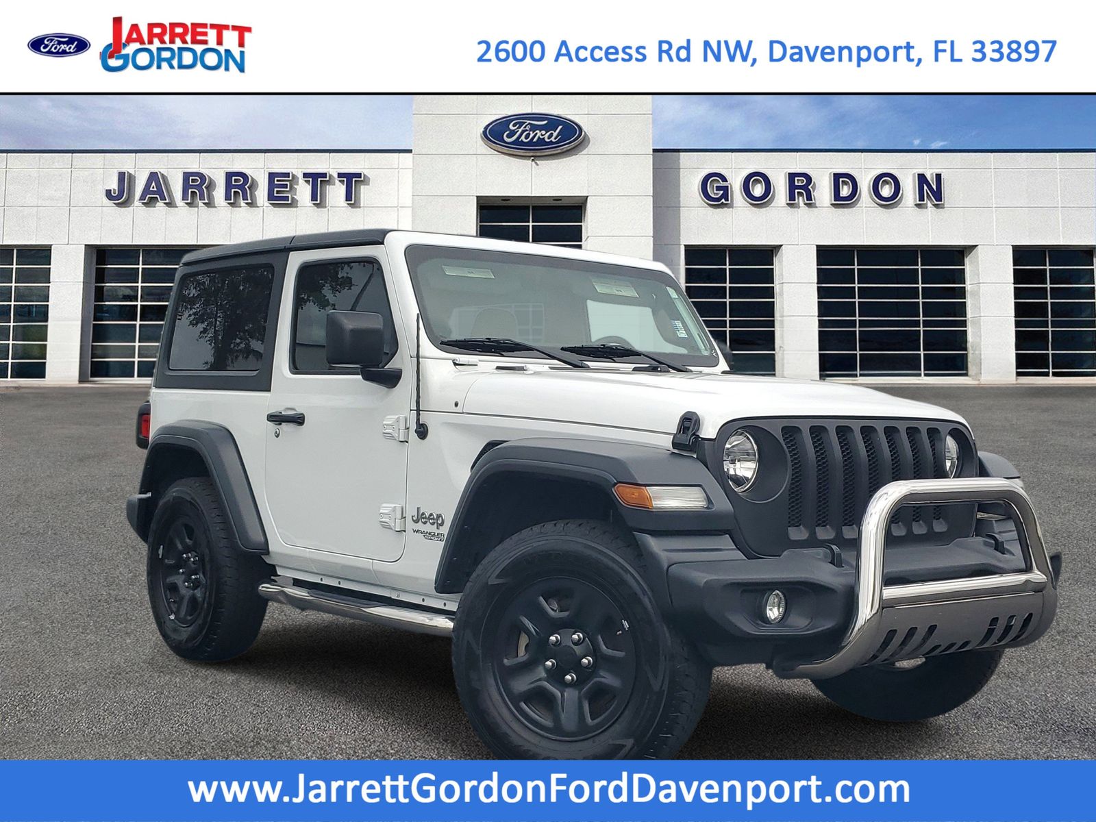 Bright White Clearcoat 2018 Jeep Wrangler Sport 4WD SUV / Crossover Four-Wheel Drive 8-Speed Automatic