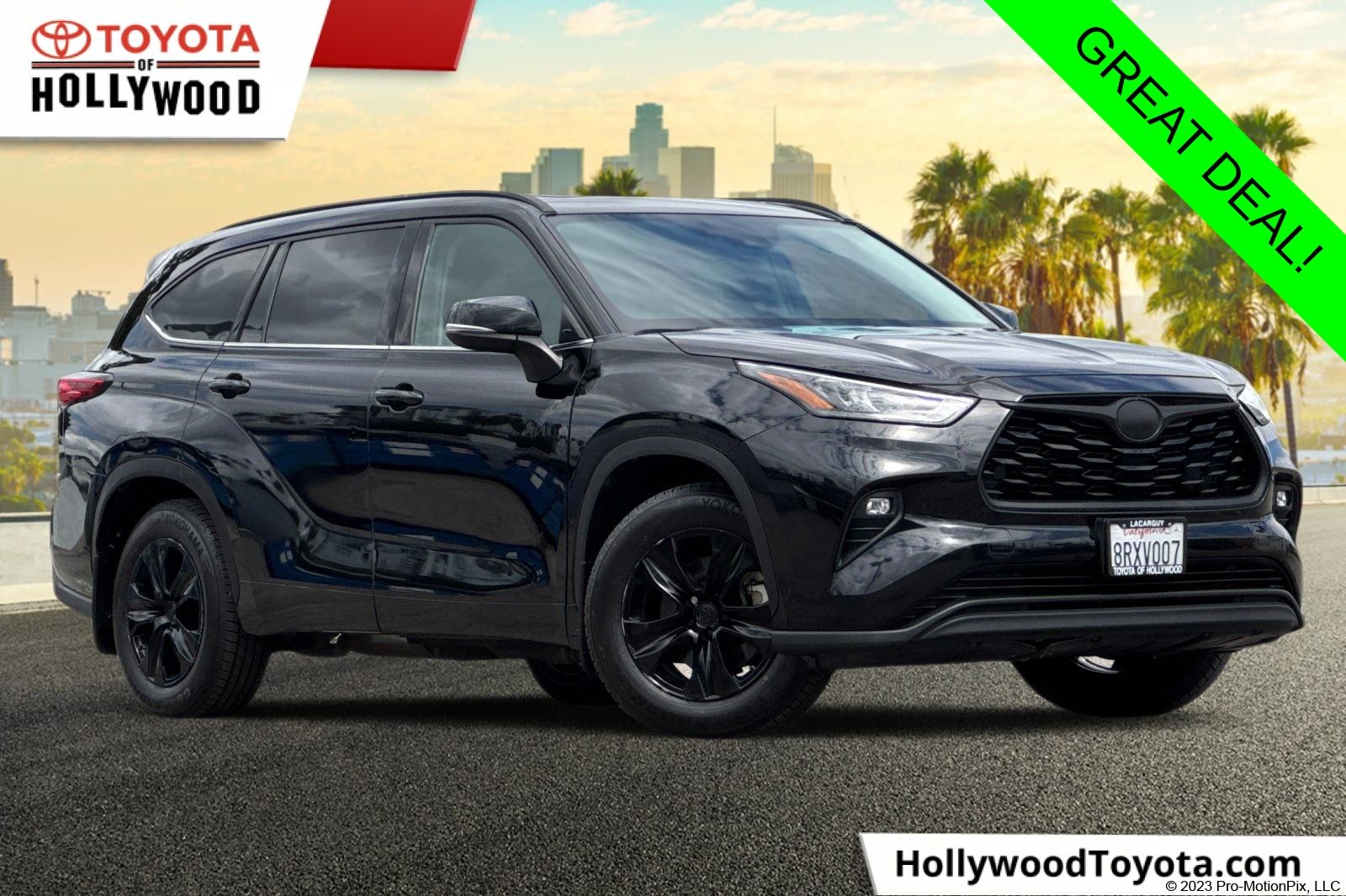 Midnight Black Metallic 2020 Toyota Highlander Hybrid XLE AWD SUV / Crossover All-Wheel Drive Continuously Variable Transmission
