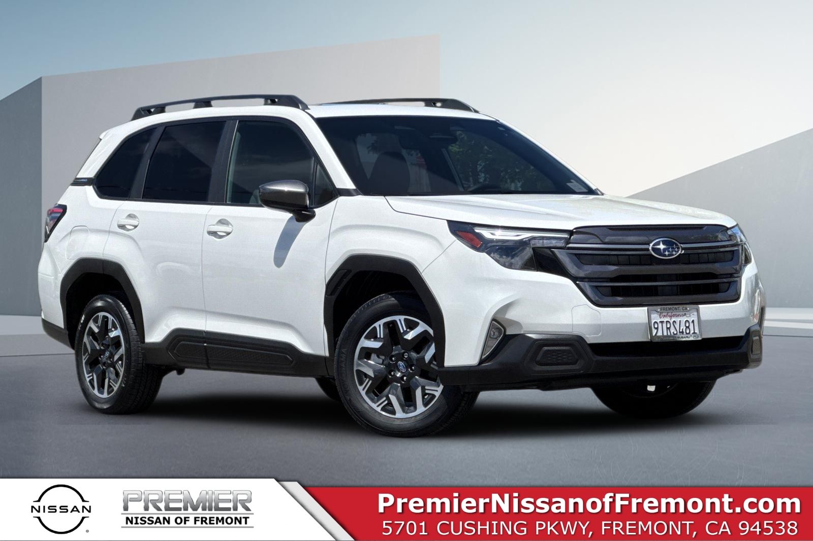 Crystal White Pearl 2025 Subaru Forester SUV / Crossover All-Wheel Drive Continuously Variable Transmission