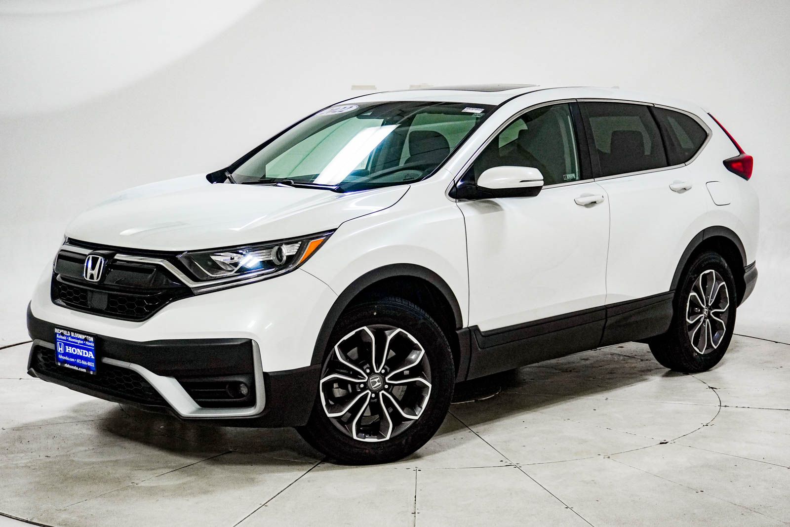 Platinum White Pearl 2022 Honda CR-V EX AWD SUV / Crossover All-Wheel Drive Continuously Variable Transmission