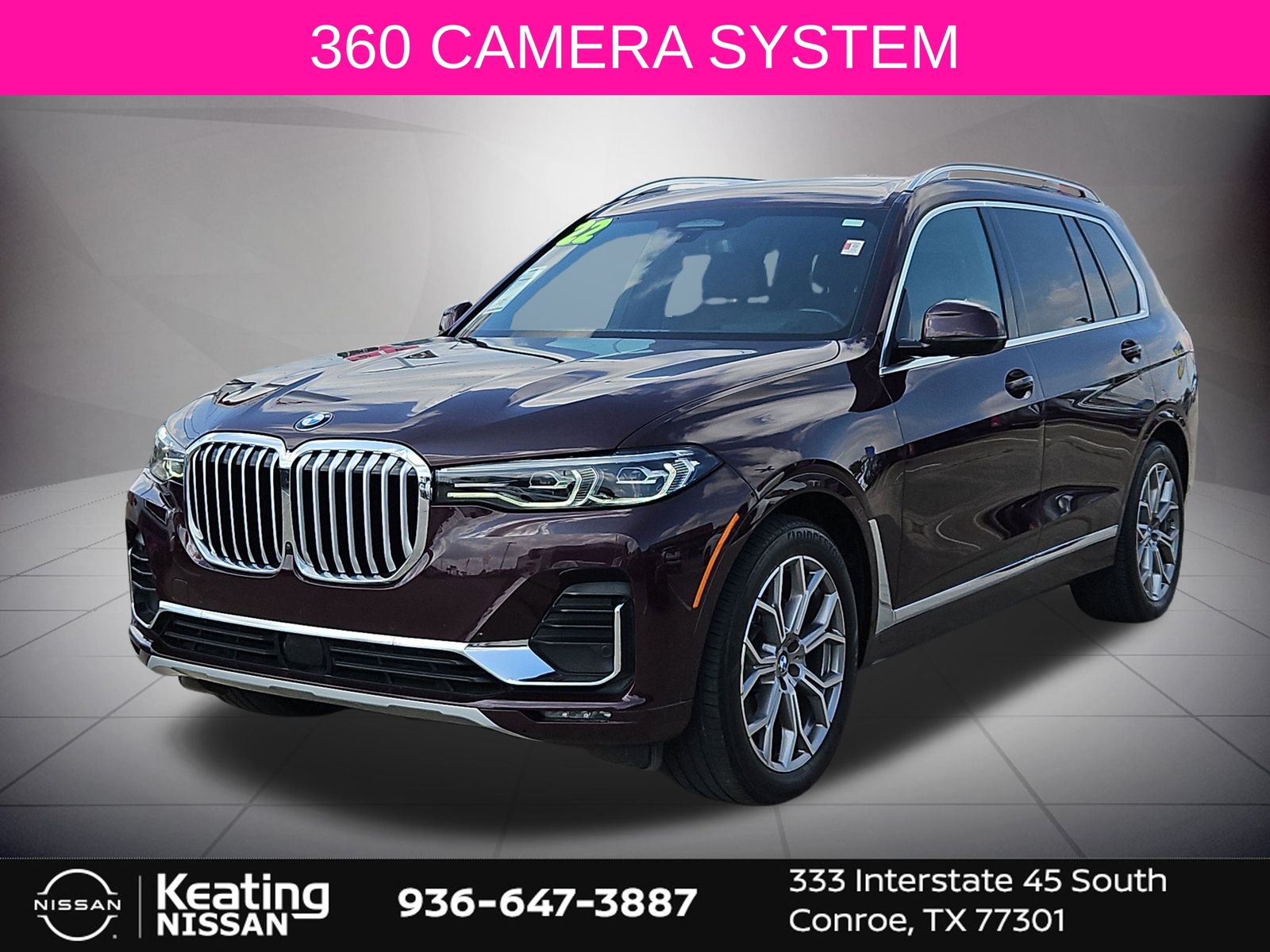 2022 BMW X7 xDrive40i Red at Westside Lexus