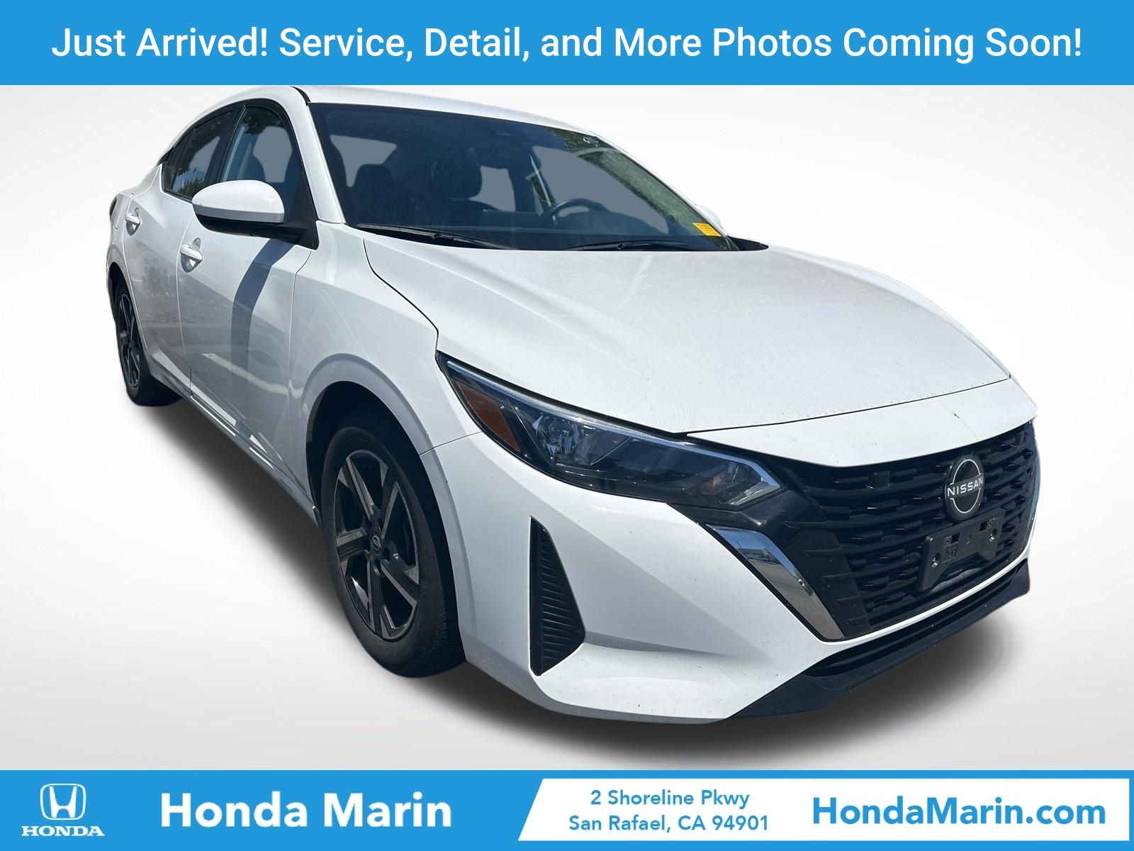 White (Fresh Powder) 2024 Nissan Sentra SV FWD Sedan Front-Wheel Drive Continuously Variable Transmission