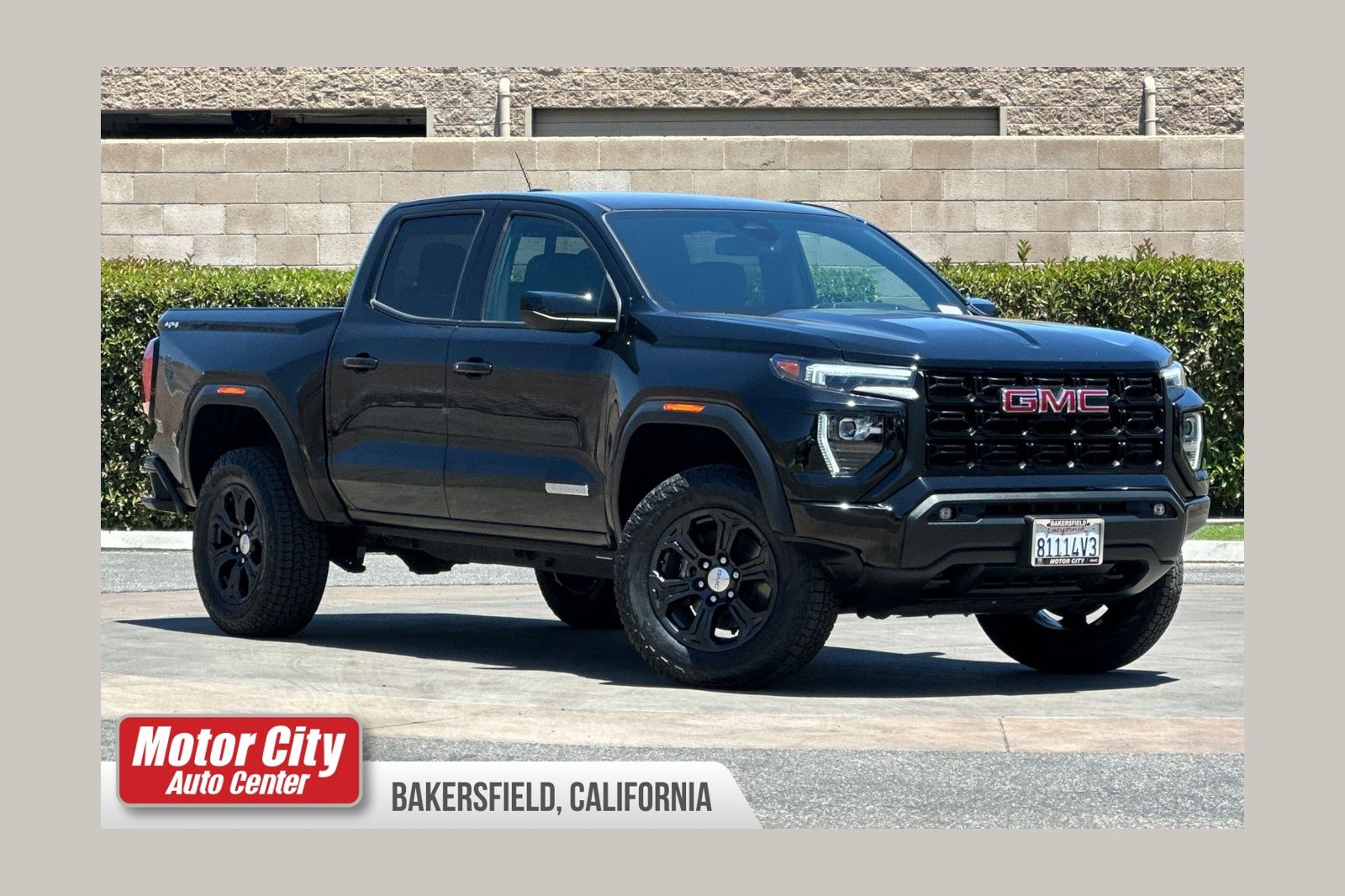 Onyx Black 2023 GMC Canyon Pickup Truck Four-Wheel Drive 8-Speed Automatic