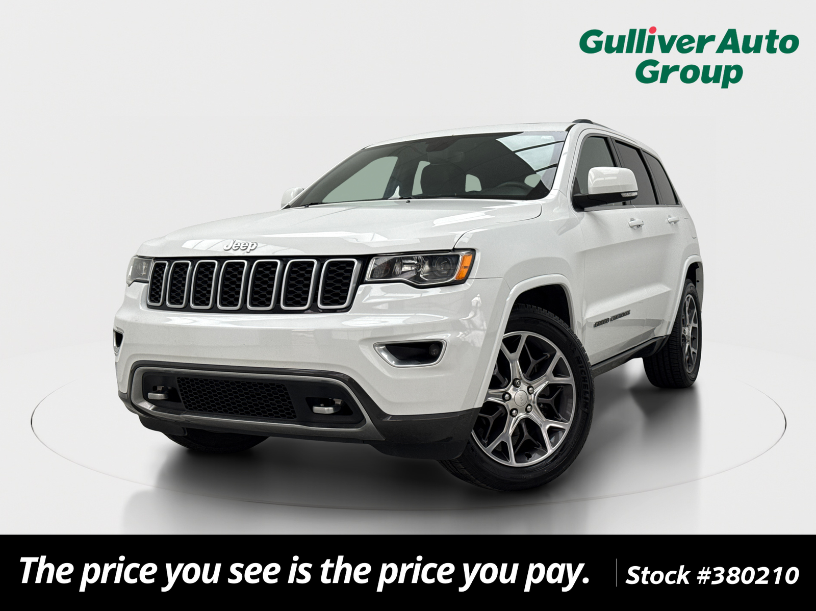 Bright White Clearcoat 2018 Jeep Grand Cherokee SUV / Crossover 4X2 8-Speed Automatic