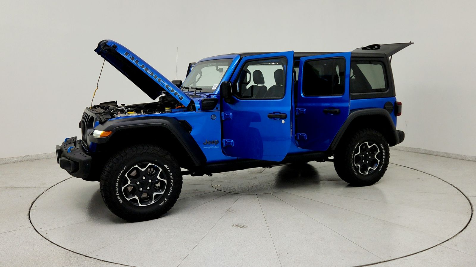 Used 2022 Blue Jeep Unlimited Rubicon 4xe image 12