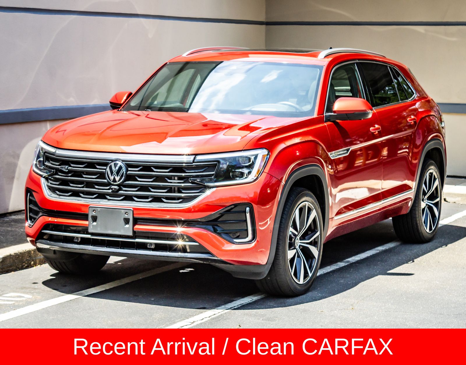 Red 2024 Volkswagen Atlas Cross Sport SEL Premium R-Line 4Motion SUV / Crossover All-Wheel Drive 8-Speed Automatic