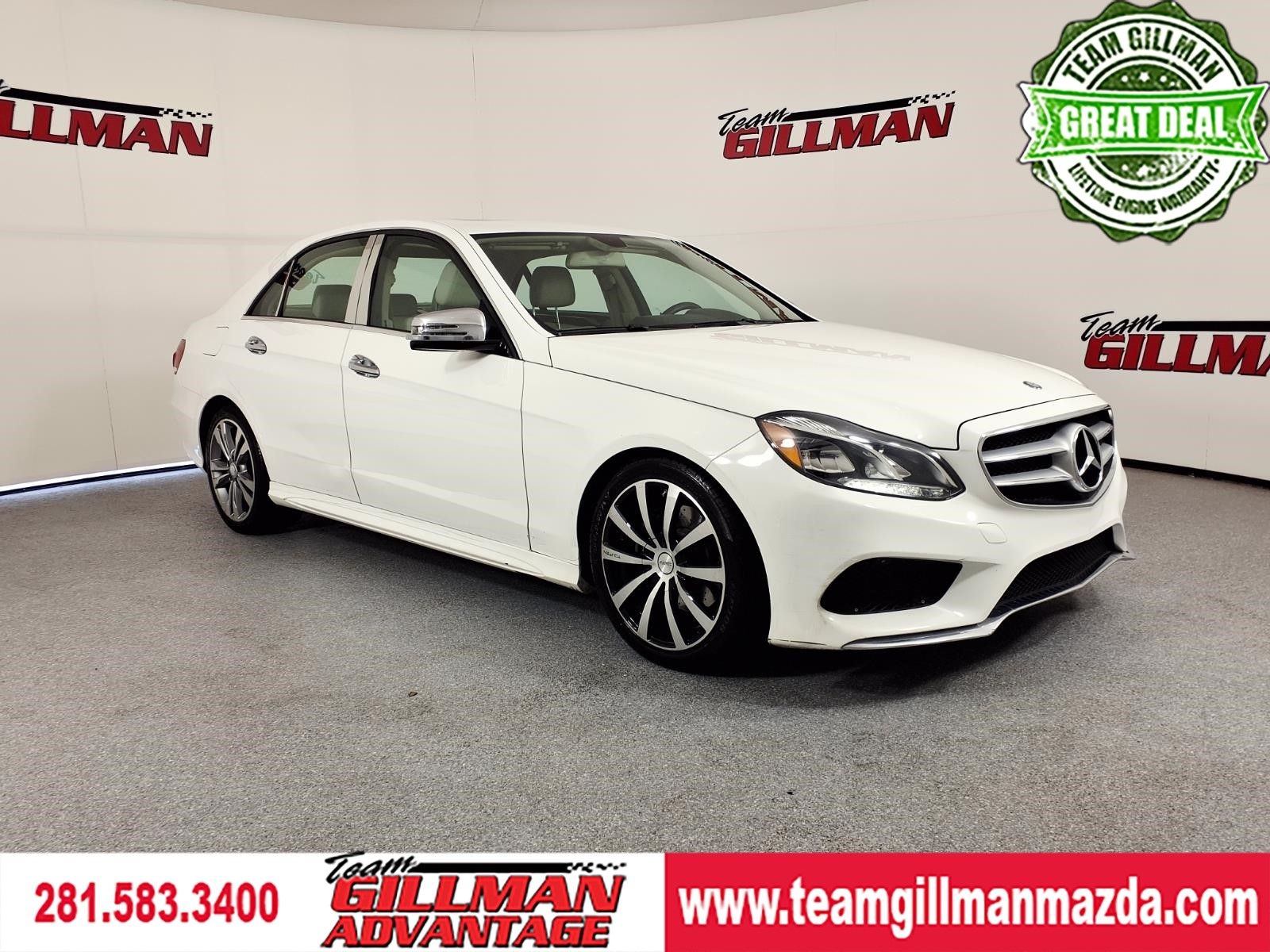 Polar White 2014 Mercedes-Benz E-Class Sedan 7-Speed Automatic
