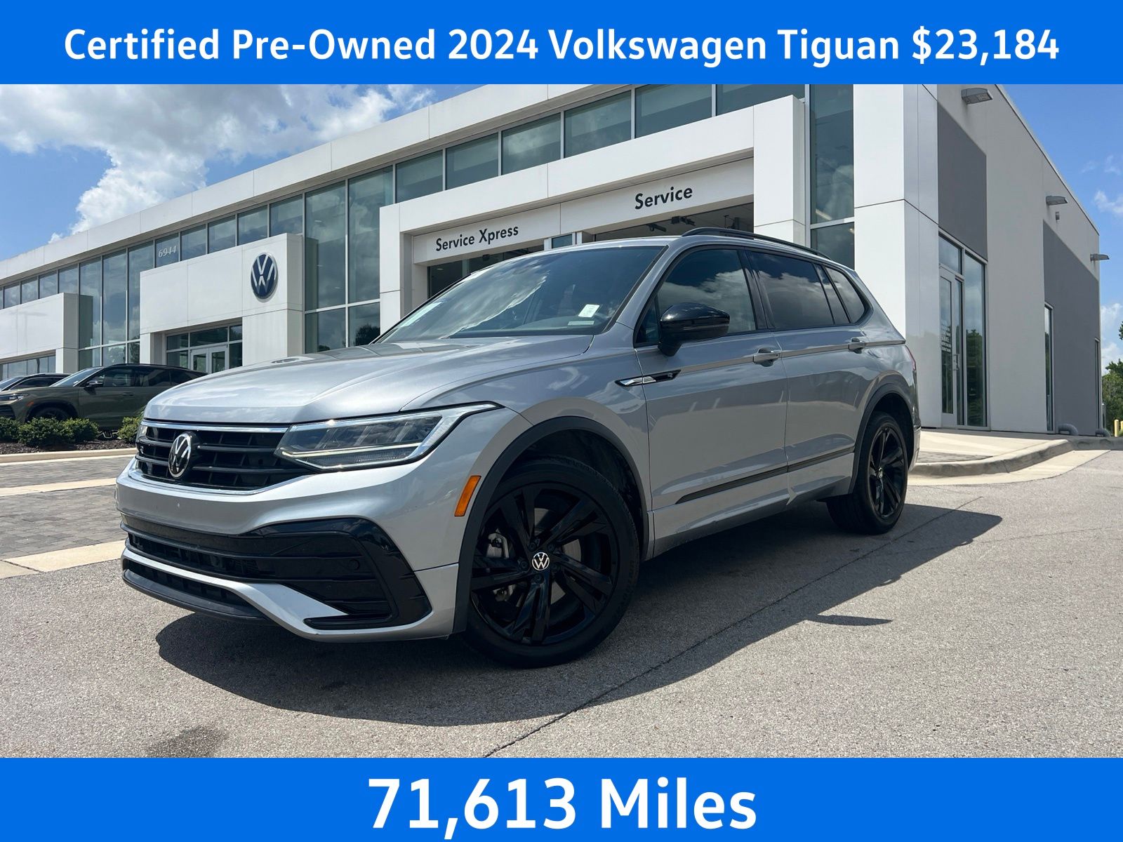 Pyrite Silver Metallic 2024 Volkswagen Tiguan SUV / Crossover Front-Wheel Drive 8-Speed Automatic