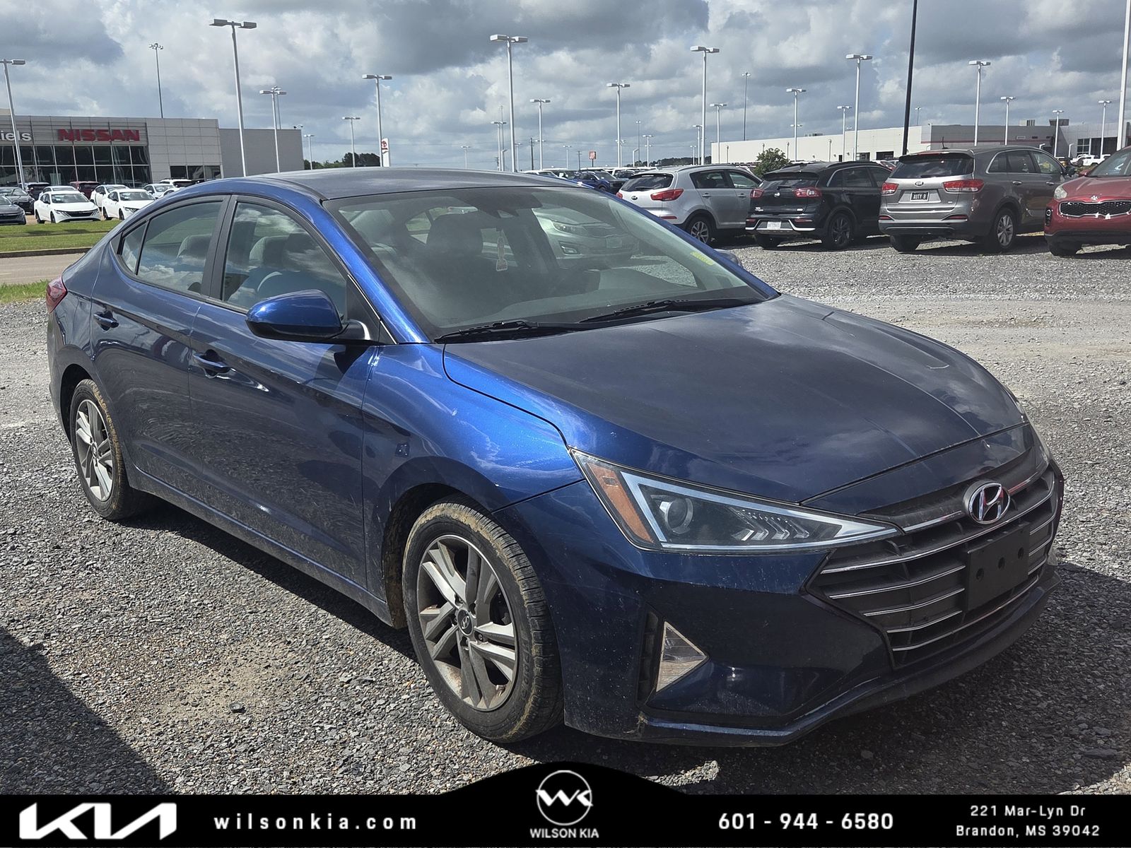 Lakeside Blue 2020 Hyundai Elantra SEL FWD Sedan Front-Wheel Drive Continuously Variable Transmission