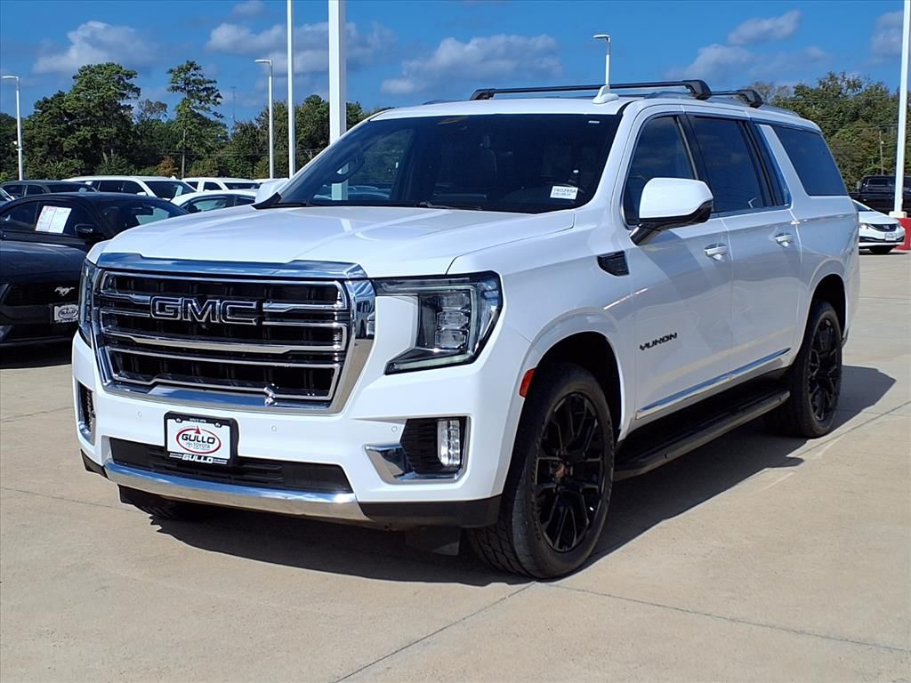 2023 GMC Yukon XL SLT White at Classic Chevrolet Galveston