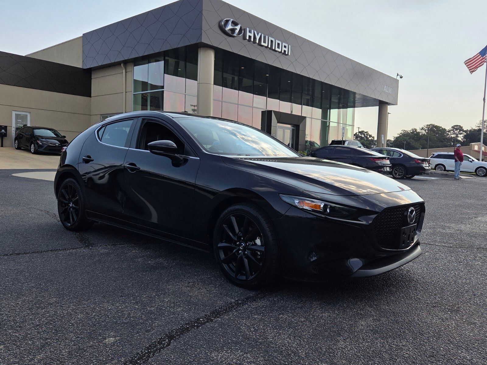 Jet Black Mica 2024 Mazda MAZDA3 Hatchback Front-Wheel Drive 6-Speed Automatic