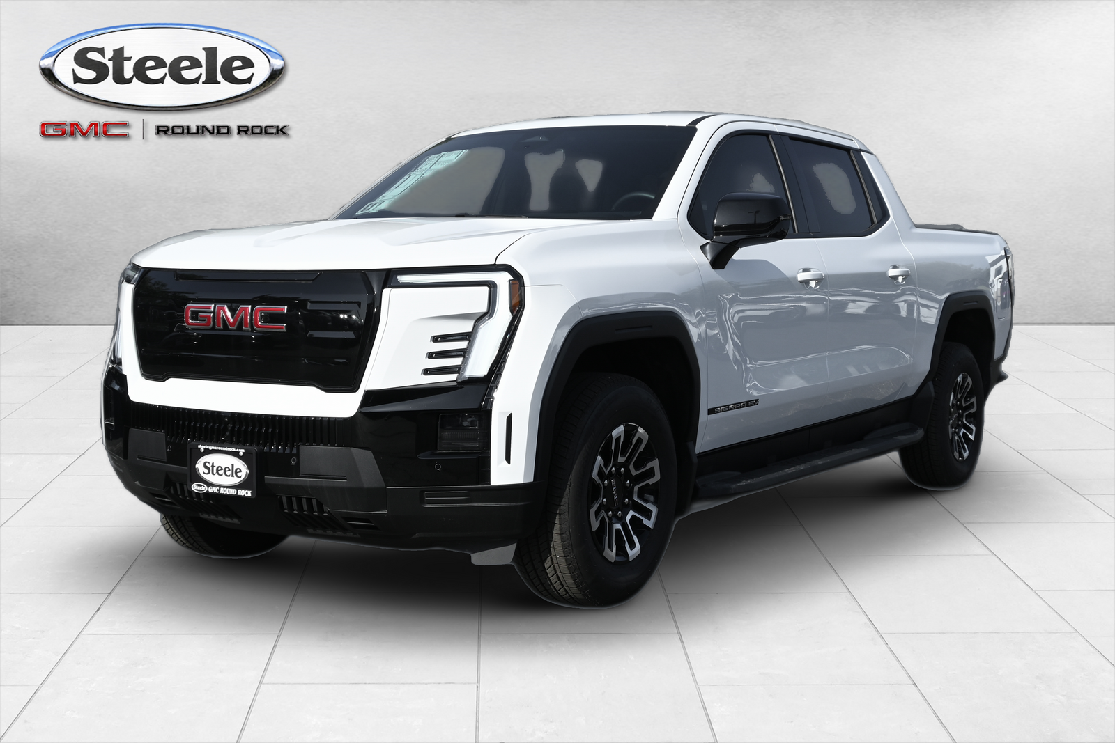 Summit White 2026 GMC Sierra EV Pickup Truck All-Wheel Drive 1-Speed Automatic