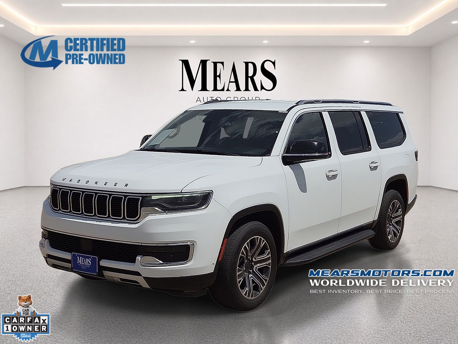 Bright White Clearcoat 2024 Jeep Wagoneer L SUV / Crossover 4X2 8-Speed Automatic
