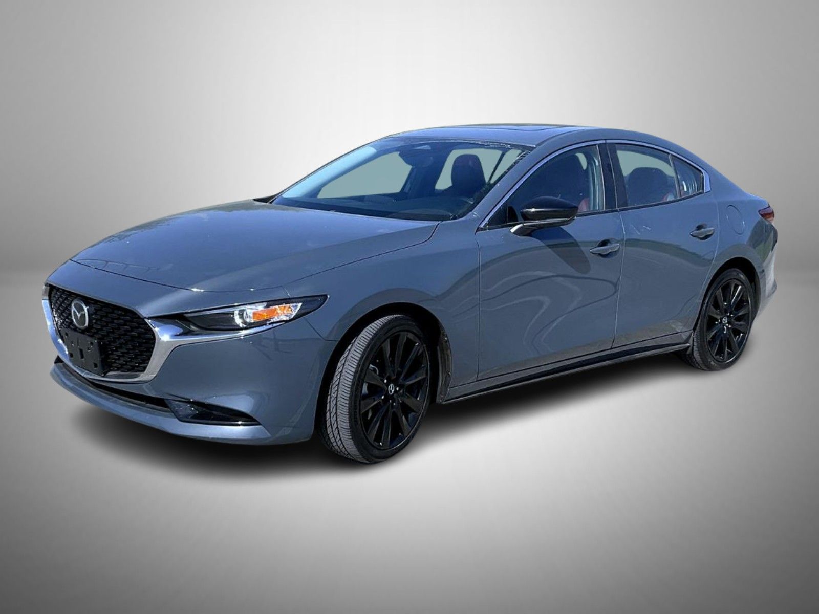 Polymetal Gray Metallic 2025 Mazda MAZDA3 2.5 S Carbon Edition Sedan AWD Sedan All-Wheel Drive 6-Speed Automatic