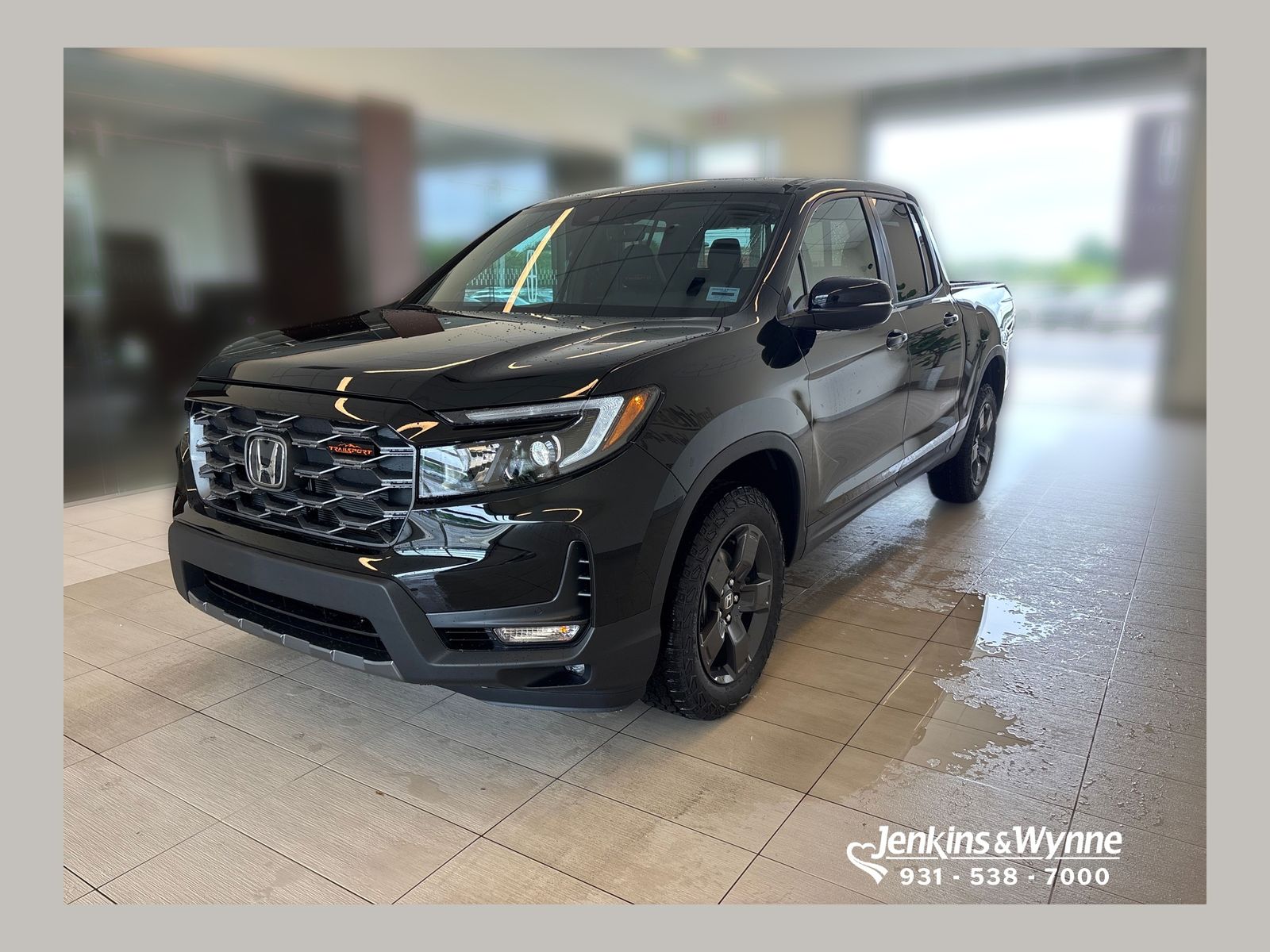 Crystal Black Pearl 2026 Honda Ridgeline Pickup Truck All-Wheel Drive 9-Speed Automatic