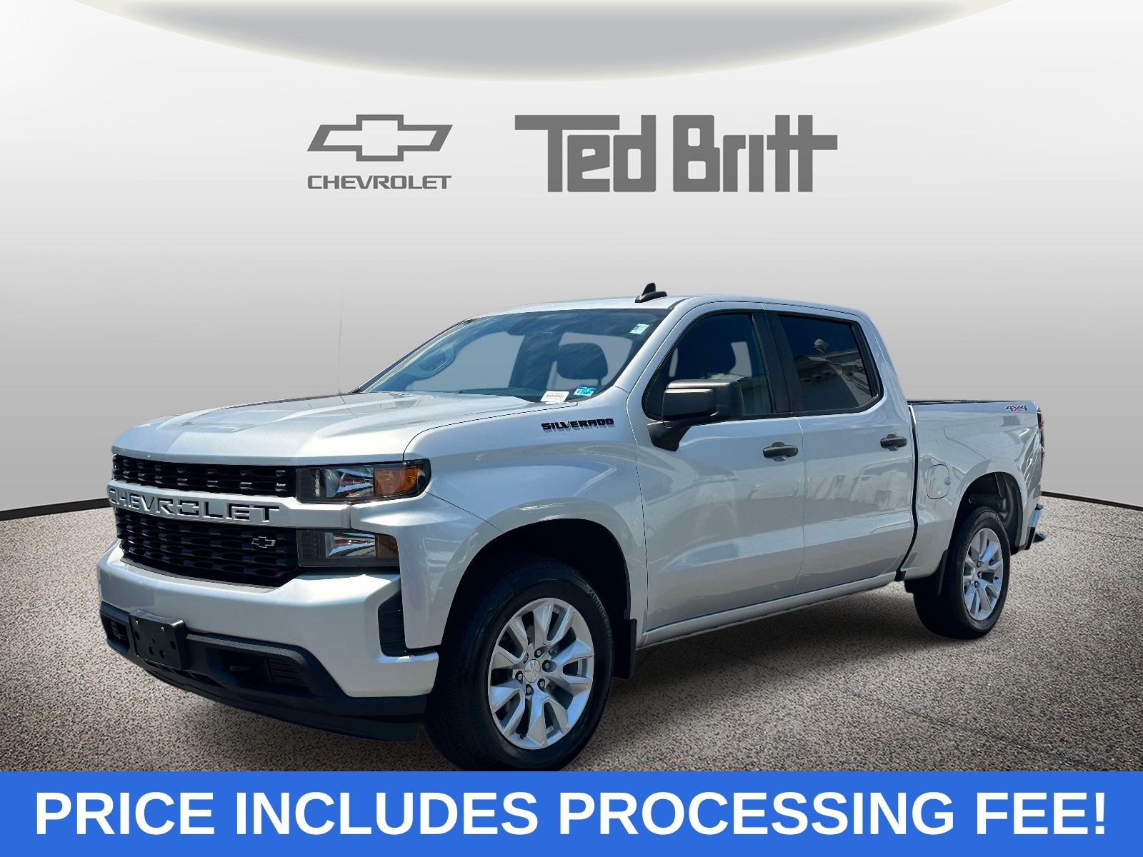 Silver Ice Metallic 2022 Chevrolet Silverado 1500 Pickup Truck Four-Wheel Drive 8-Speed Automatic