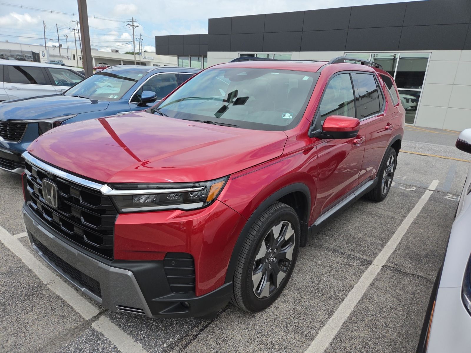 Red 2026 Honda Pilot SUV / Crossover All-Wheel Drive Automatic