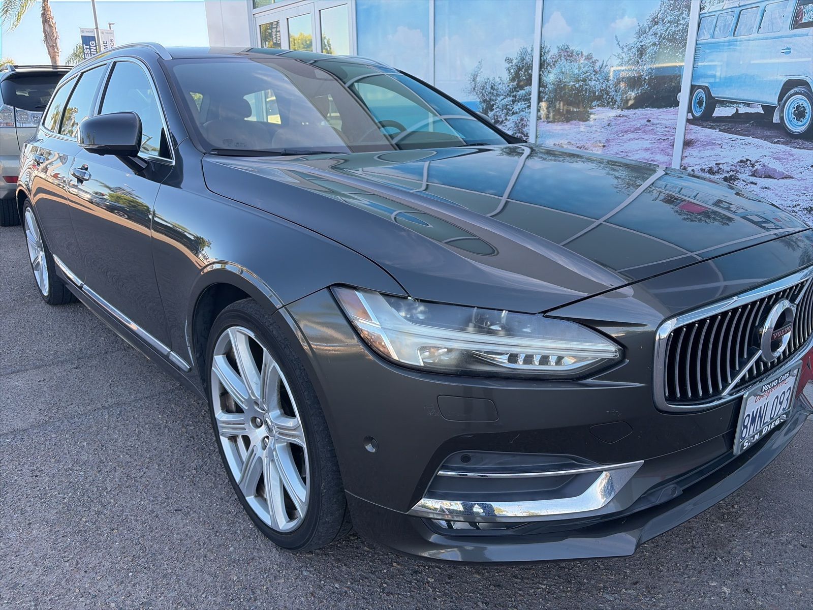 Pine Gray Metallic 2019 Volvo V90 T5 Inscription Wagon Front-Wheel Drive Automatic