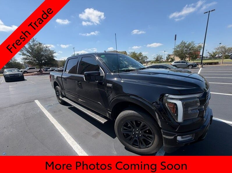 Black Metallic 2024 Ford F-150 Pickup Truck Four-Wheel Drive Automatic