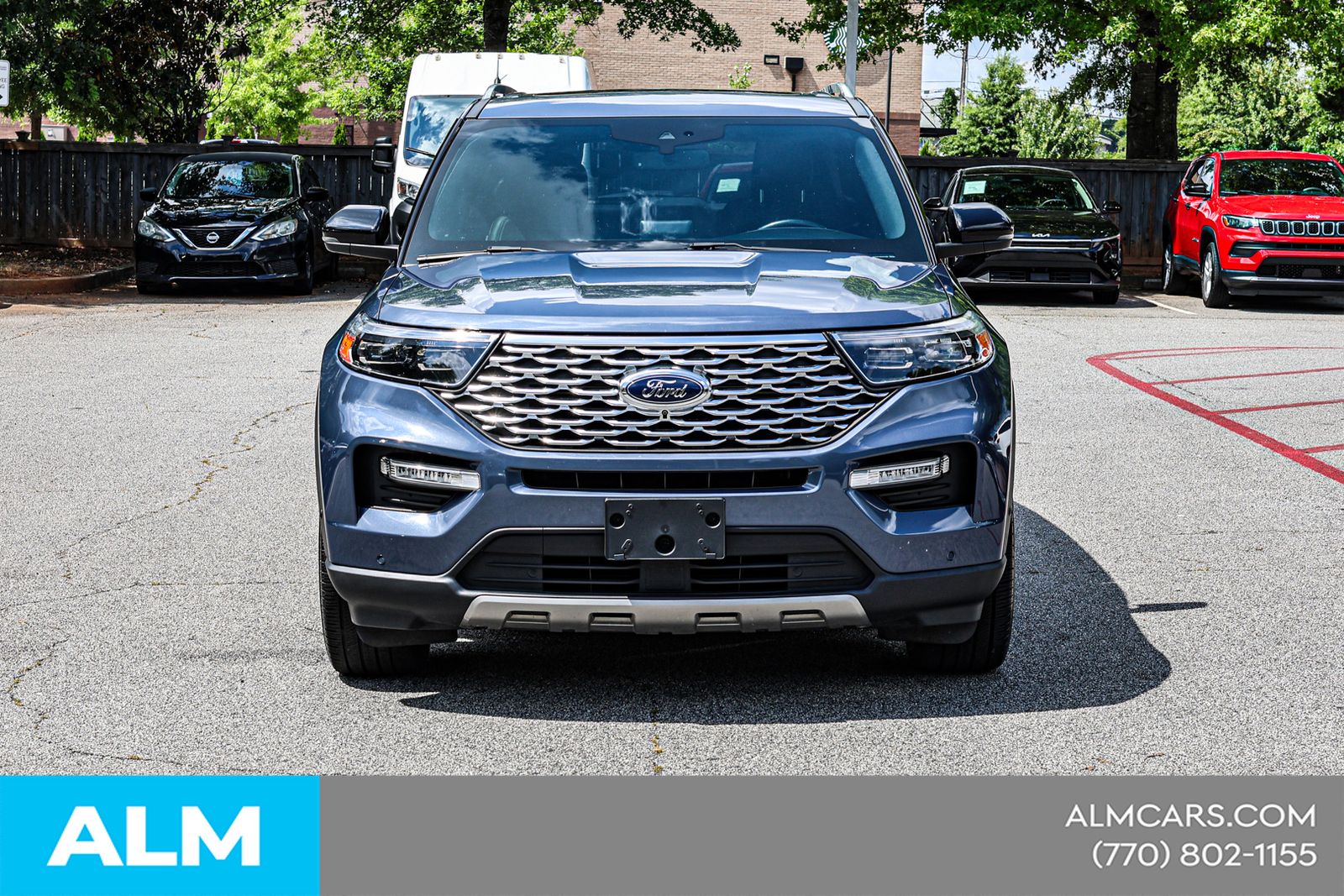 Used 2021 Blue Ford Platinum image 11