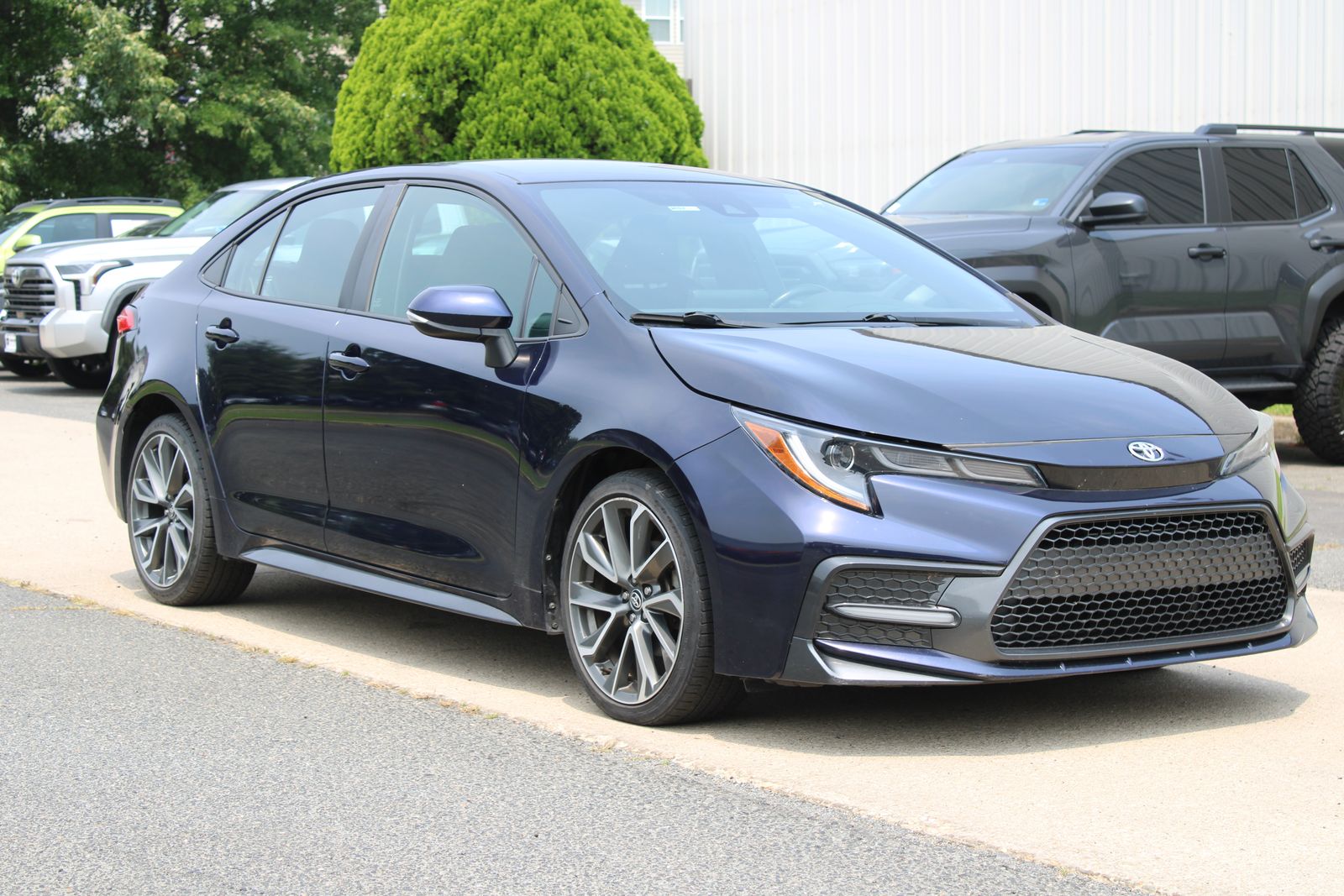 Blueprint w/Black Sand Pearl Roof 2022 Toyota Corolla Sedan Front-Wheel Drive Continuously Variable Transmission