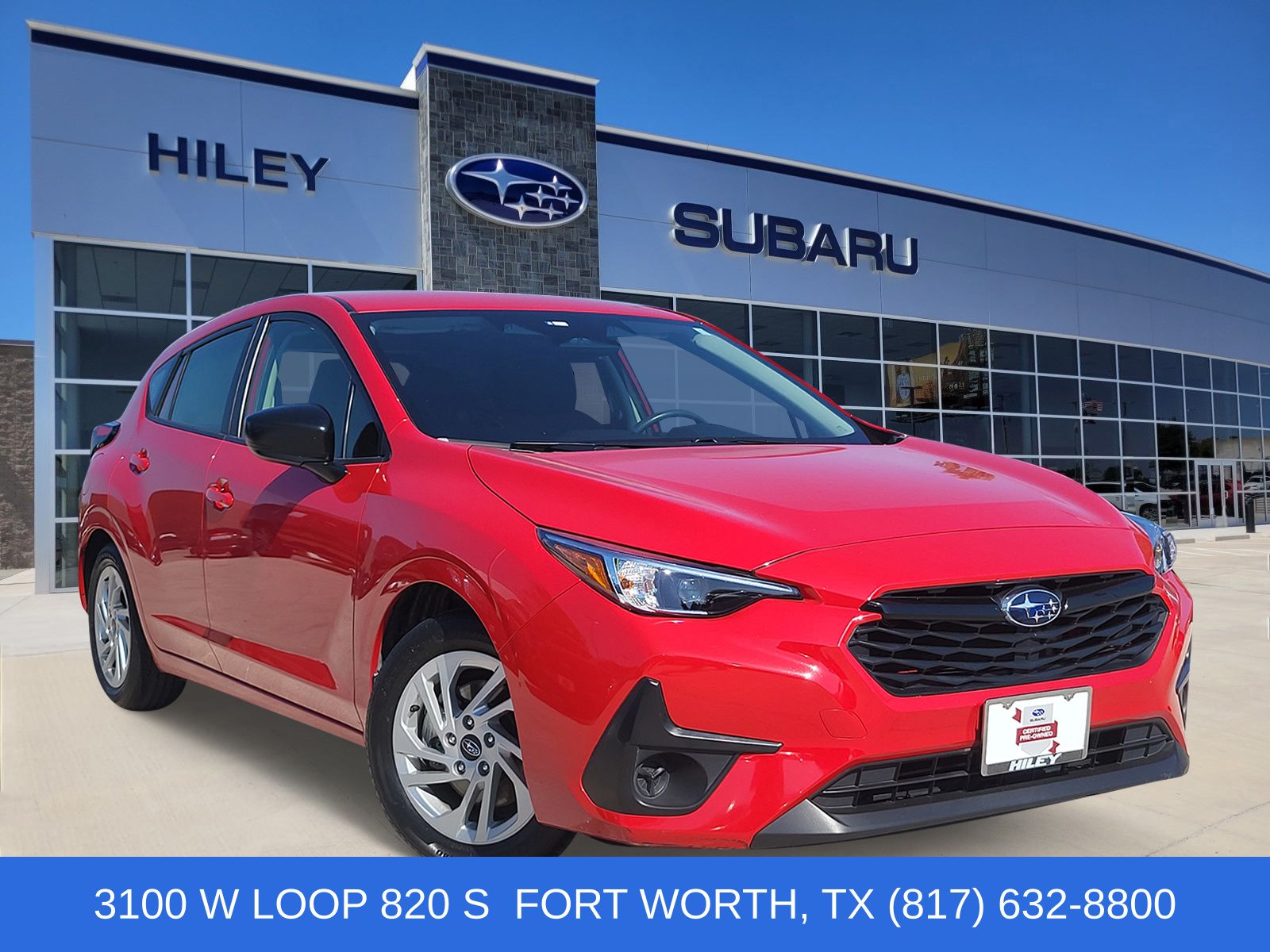 Pure Red 2024 Subaru Impreza Wagon All-Wheel Drive Continuously Variable Transmission