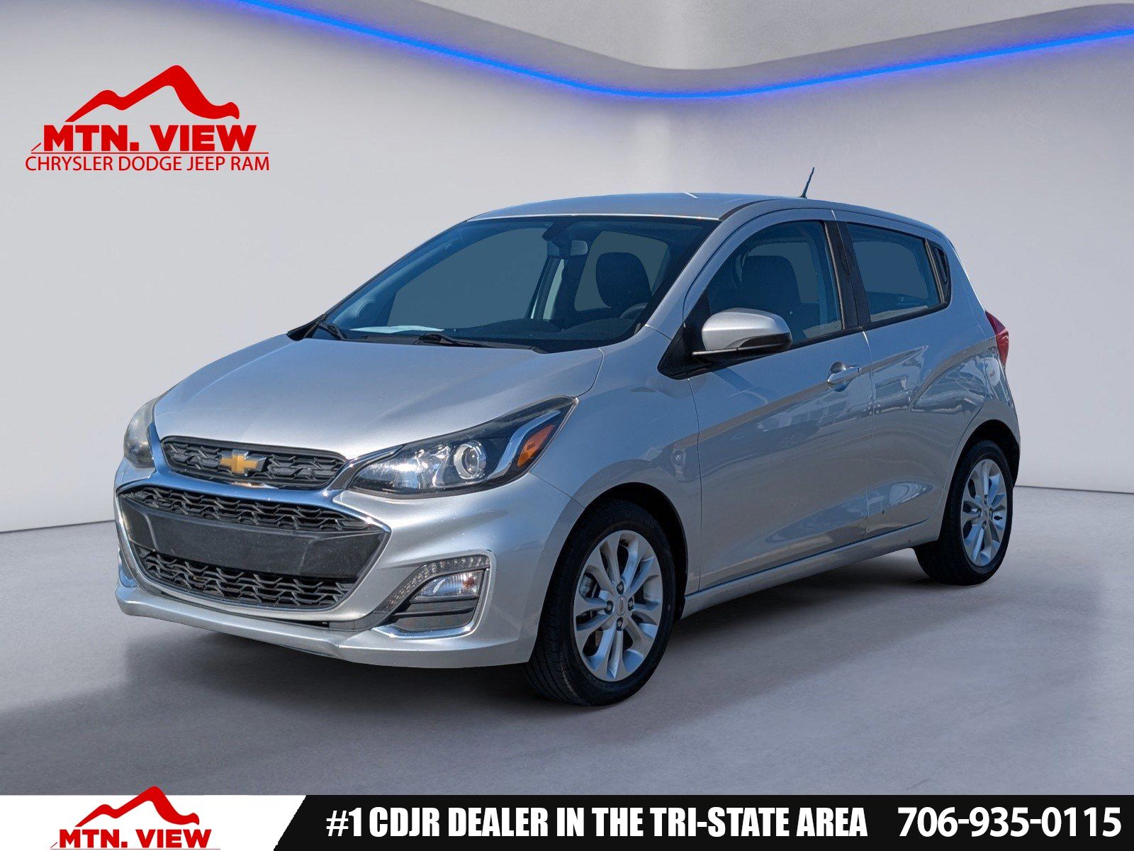 Silver Ice Metallic 2020 Chevrolet Spark 1LT FWD Hatchback Front-Wheel Drive Continuously Variable Transmission