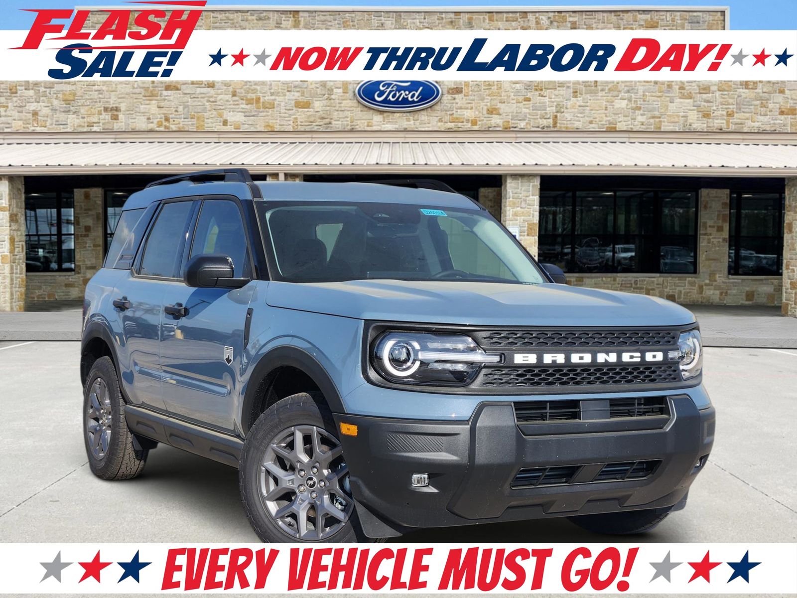 Blue (Azure Gray Metallic Tri-Coat) 2026 Ford Bronco Sport SUV / Crossover All-Wheel Drive 8-Speed Automatic