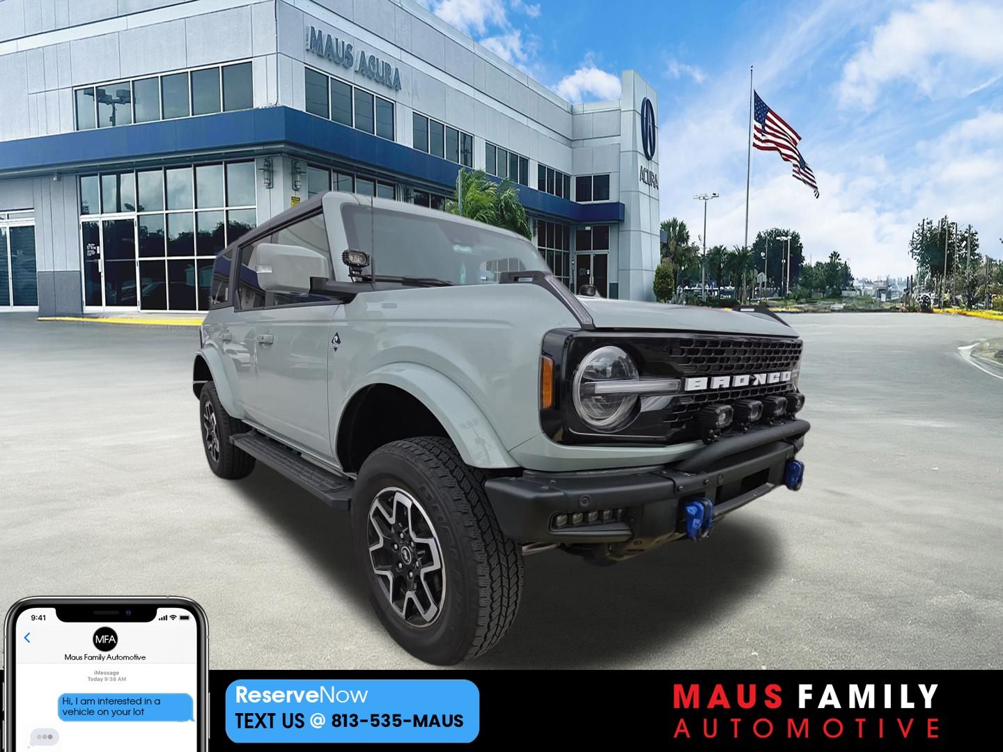 Cactus 2024 Ford Bronco SUV / Crossover Four-Wheel Drive Automatic