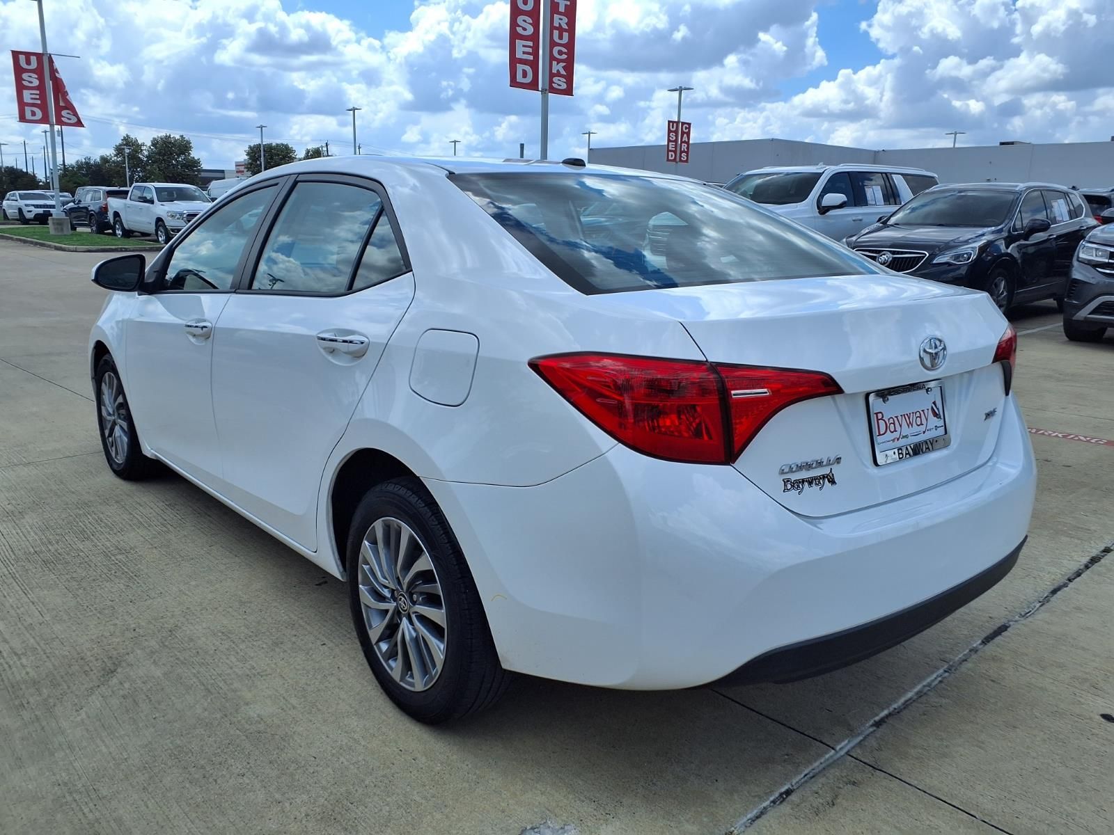 2017 Toyota Corolla XLE White at Durrett Motor Company