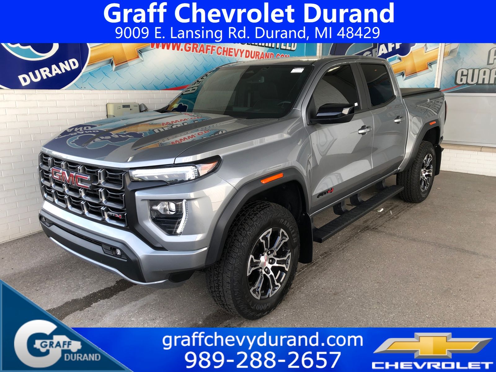 Sterling Metallic 2025 GMC Canyon Pickup Truck Four-Wheel Drive 8-Speed Automatic