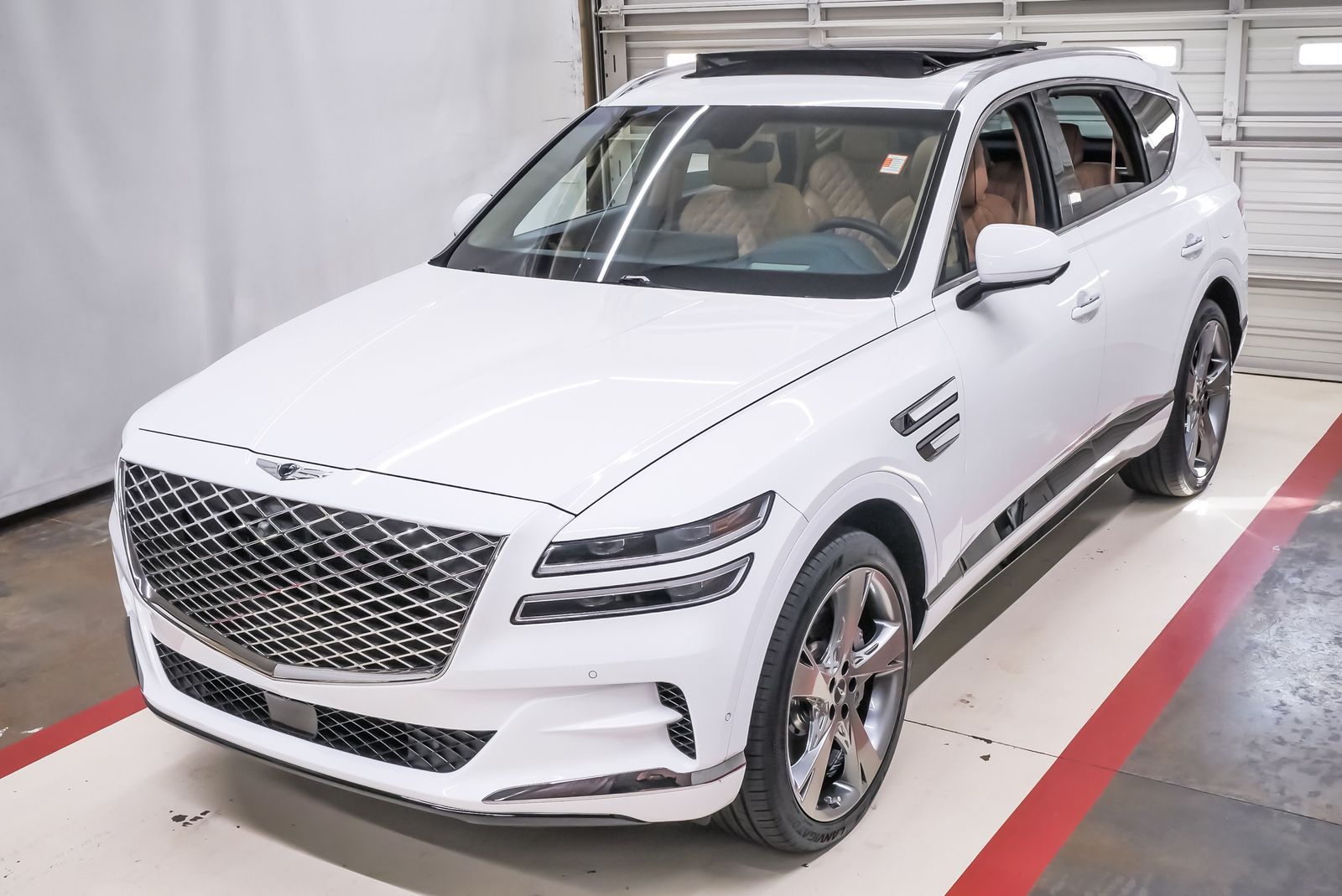 2023 Genesis GV80 3.5T White at Emmons Autoplex