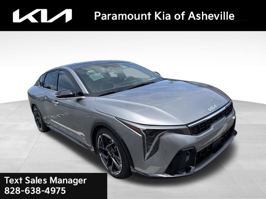 Steel Gray 2025 Kia K4 Sedan Front-Wheel Drive Continuously Variable Transmission