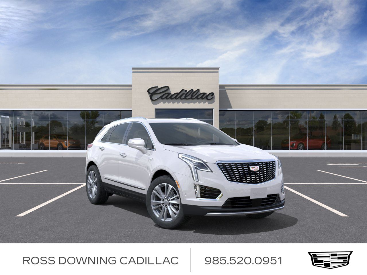2026 Cadillac XT5 Premium Luxury White at Ross Downing Buick GMC