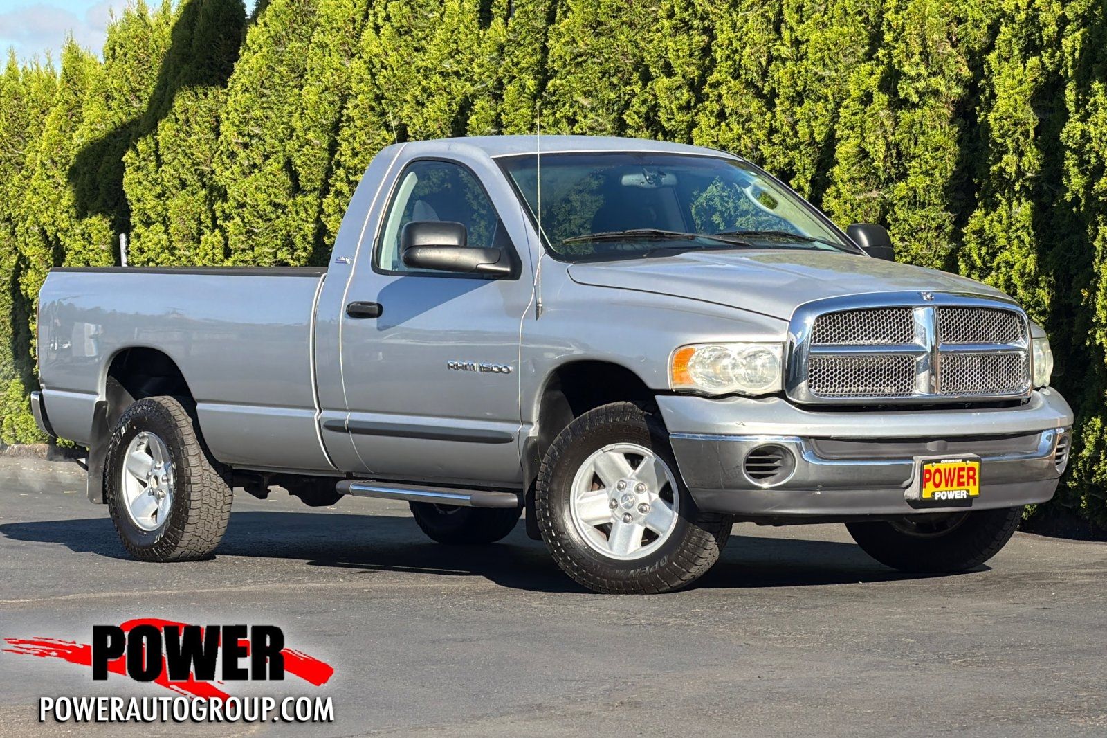 Silver 2002 Dodge RAM 1500 Pickup Truck  