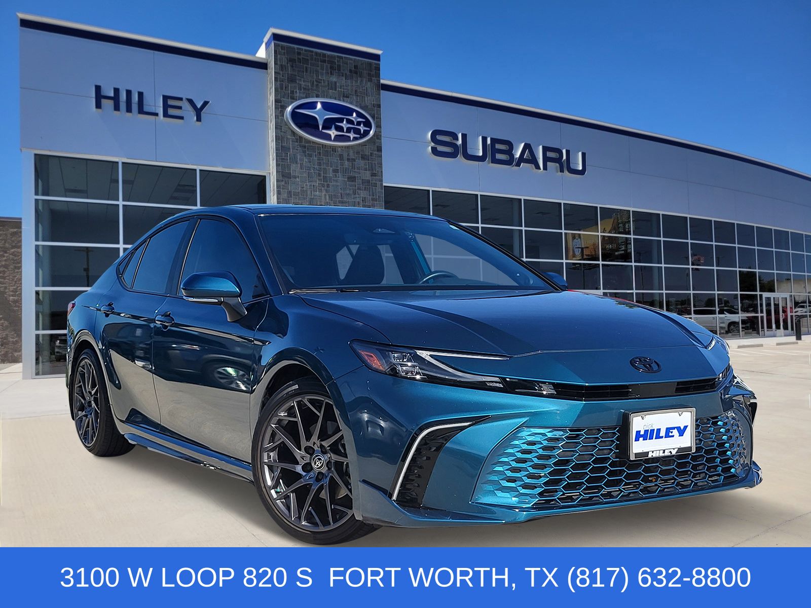 Ocean Gem/Black 2025 Toyota Camry Sedan Front-Wheel Drive Continuously Variable Transmission