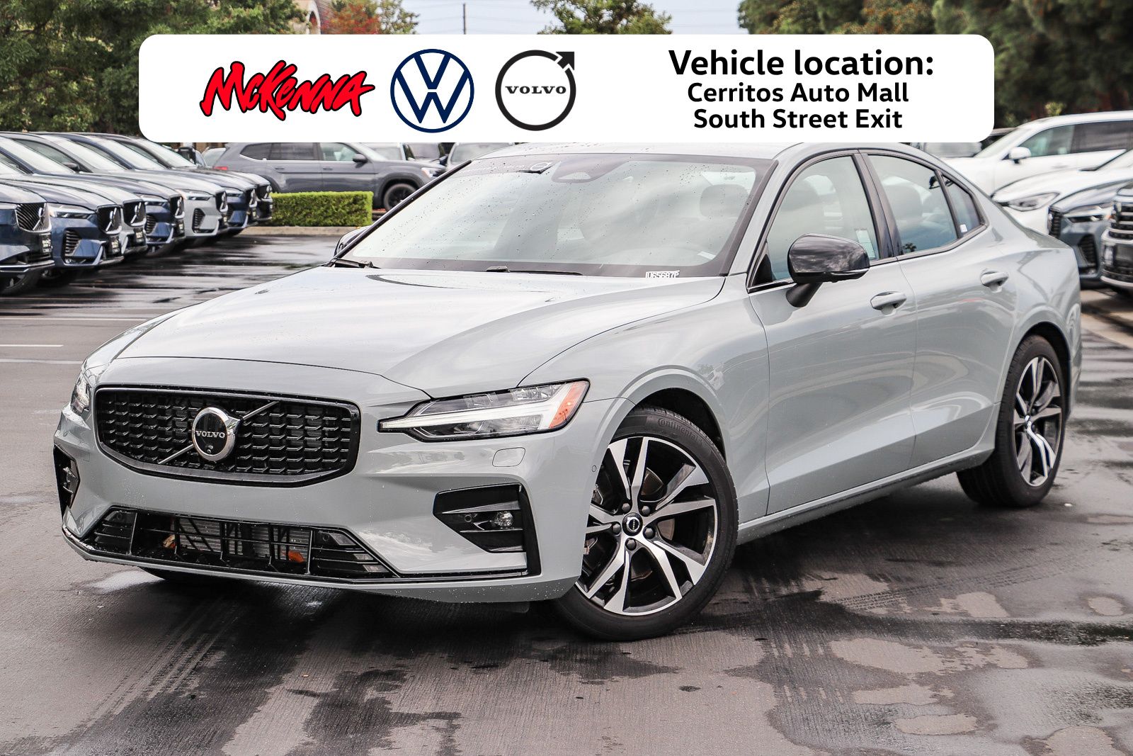 Gray Metallic 2025 Volvo S60 Sedan All-Wheel Drive Automatic
