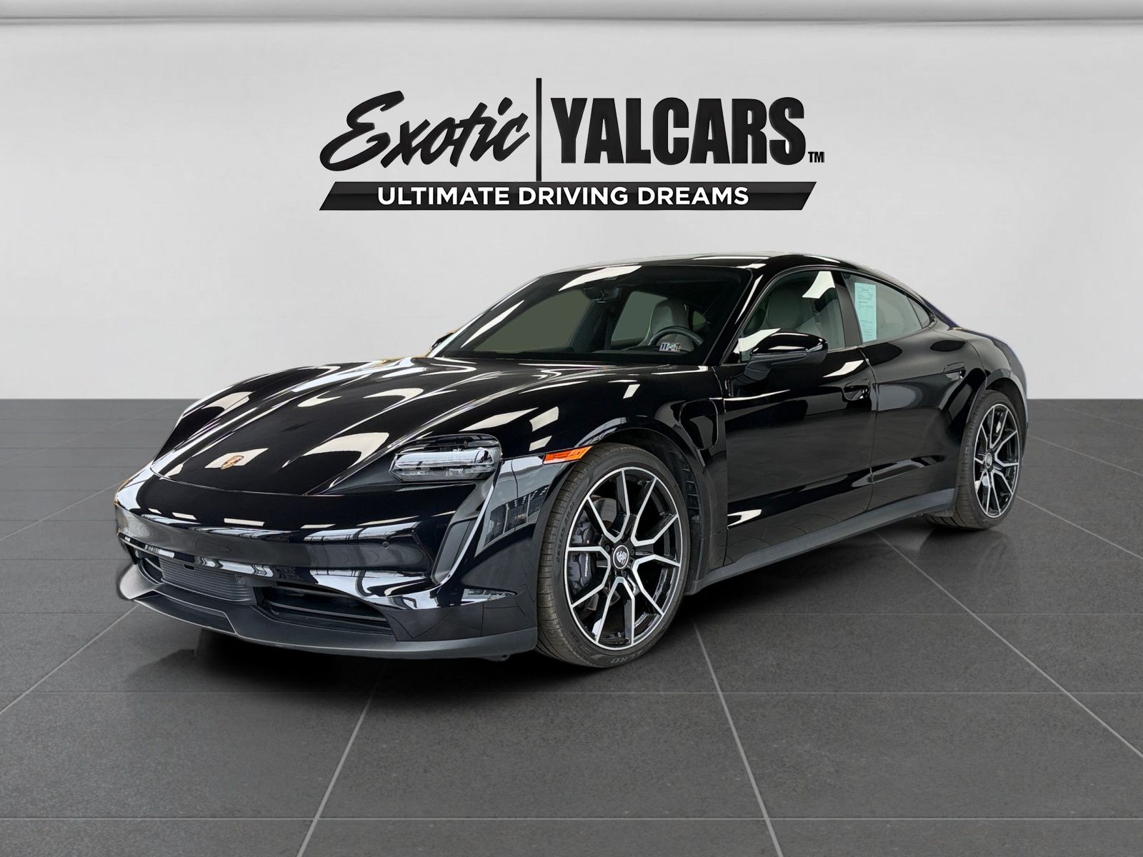 Black 2022 Porsche Taycan Sedan RWD Sedan Rear-Wheel Drive 2-Speed Automatic