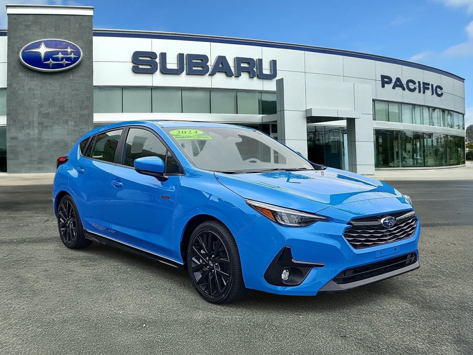 Blue Pearl 2024 Subaru Impreza Wagon All-Wheel Drive Continuously Variable Transmission
