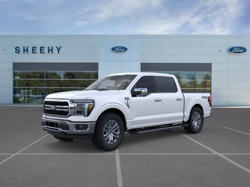 New 2026 Star White Metallic Tri-Coat Ford Lariat image 3
