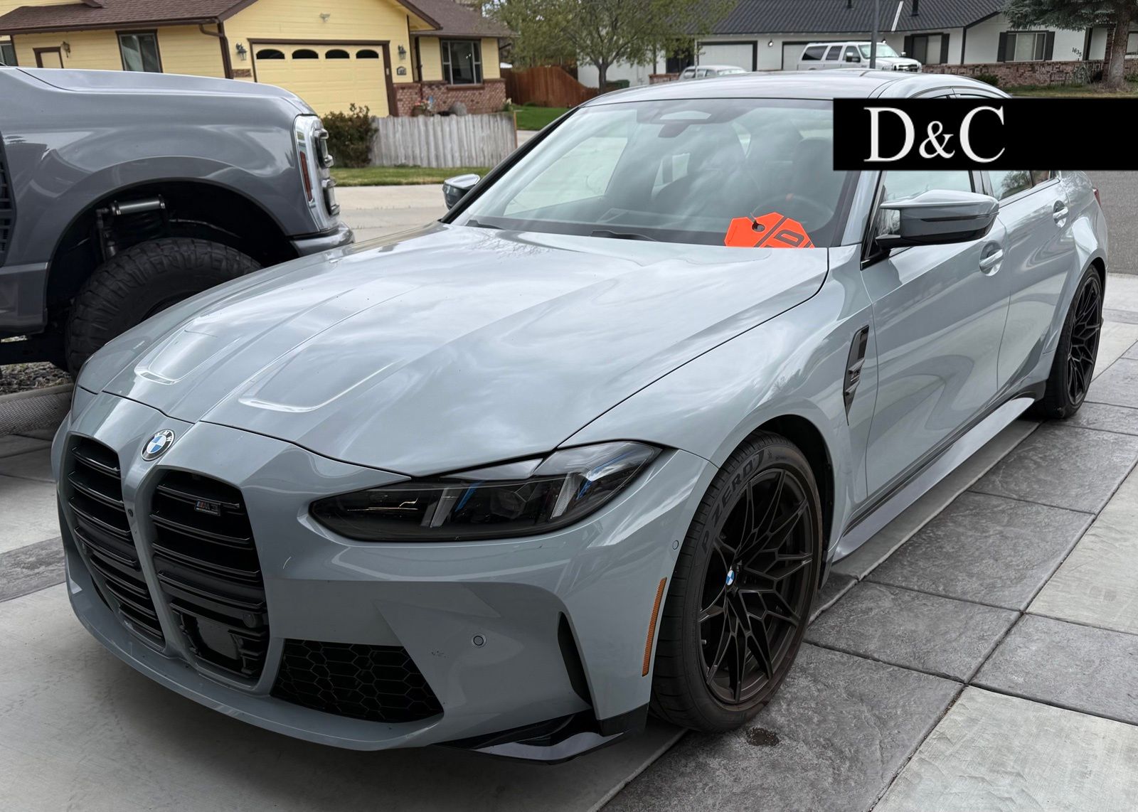 Gray (Brooklyn Grey Metallic) 2025 BMW M3 Competition xDrive Sedan All-Wheel Drive 8-Speed Automatic