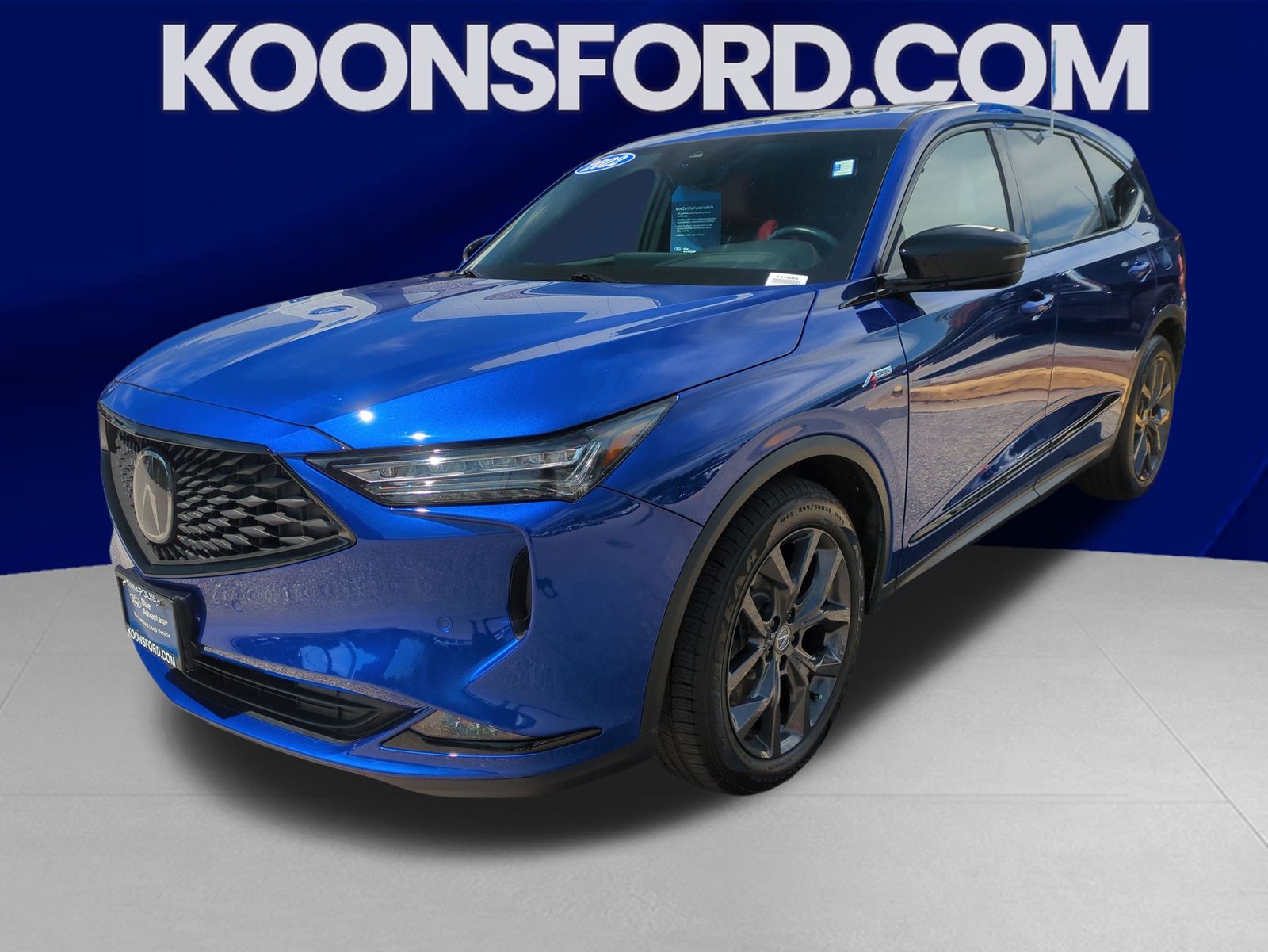 Blue 2022 Acura MDX SUV / Crossover All-Wheel Drive Automatic