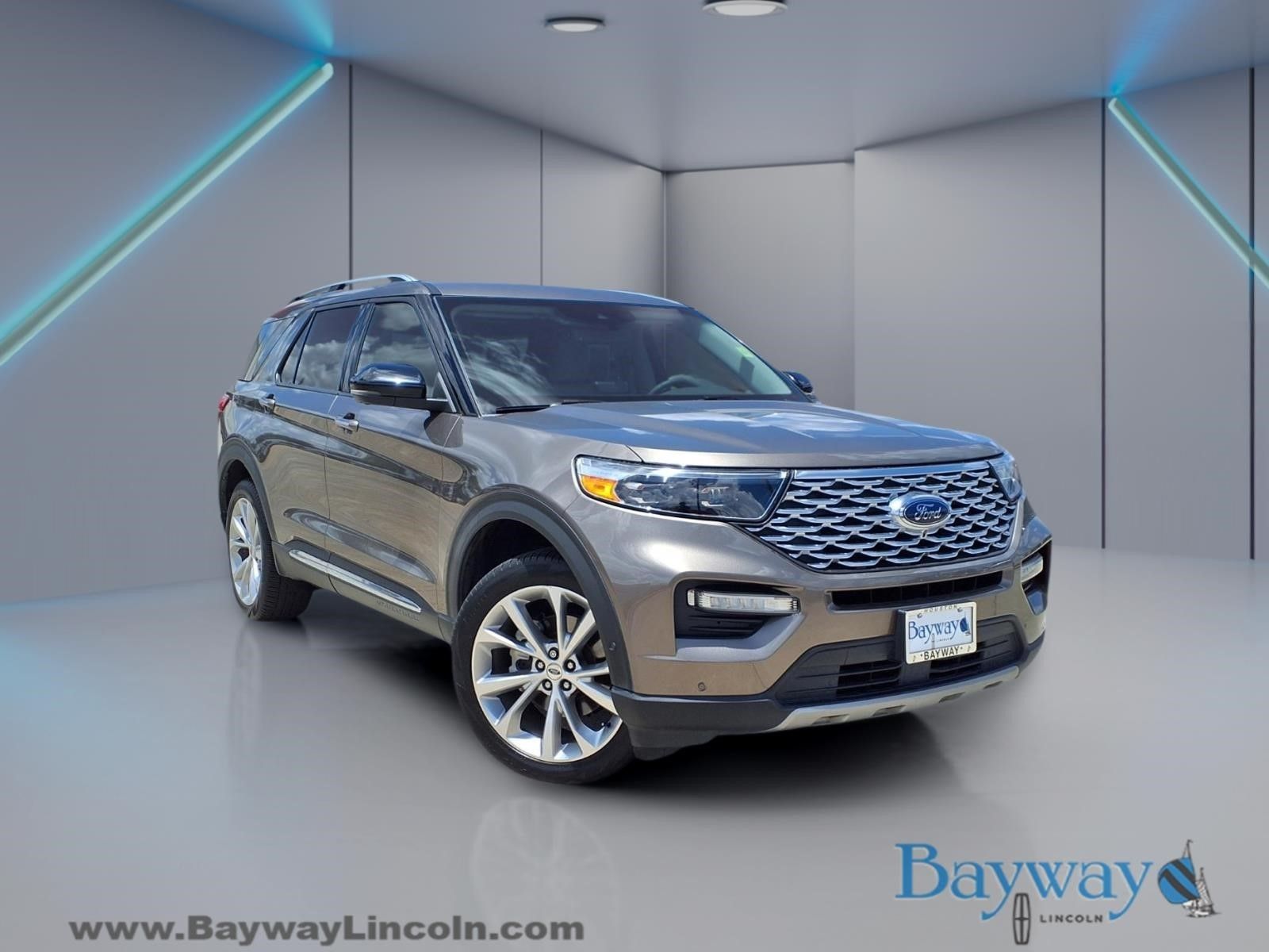 Stone Gray Metallic 2021 Ford Explorer SUV / Crossover All-Wheel Drive Automatic